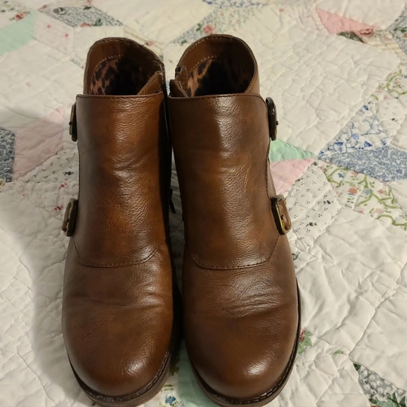 Naturalizer N5 Breena Side Zip Strap Buckle Booties - Picture 2 of 5